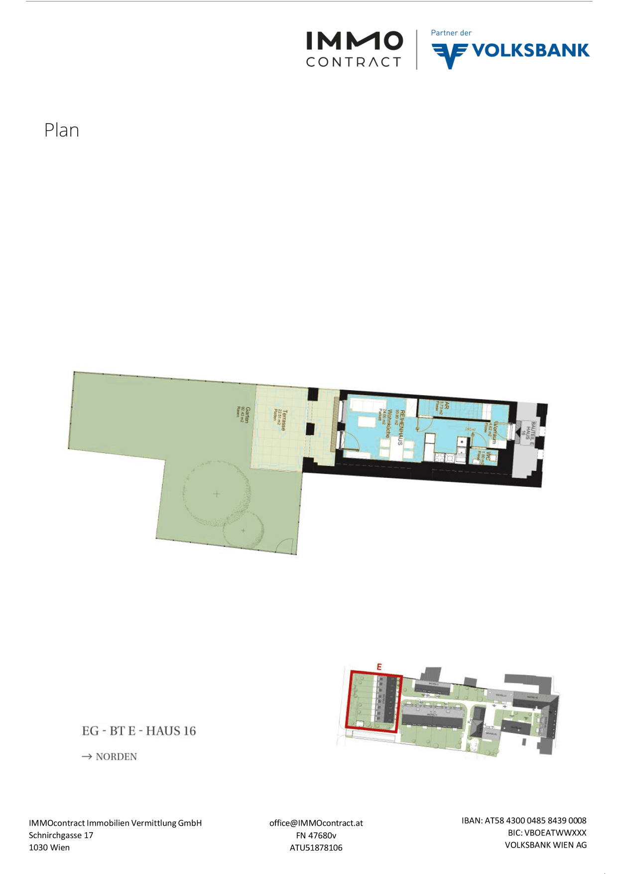 Grundriss Top 16469734 — Am Liesingbach — 4 Zimmer — 93,8 m² — Ground floor / 1st floor / 1st attic floor — Grundriss 1/3