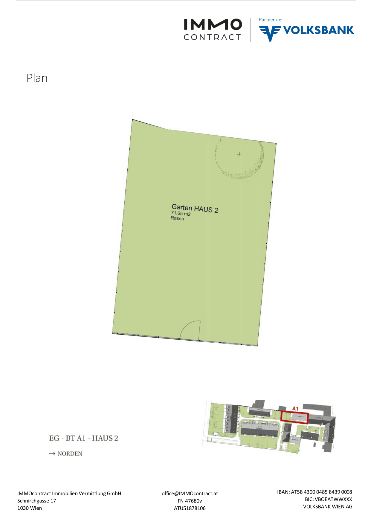 Grundriss Top 16469626 — Am Liesingbach — 4 Zimmer — 81,3 m² — Ground floor / 1st attic floor — Grundriss 3/3