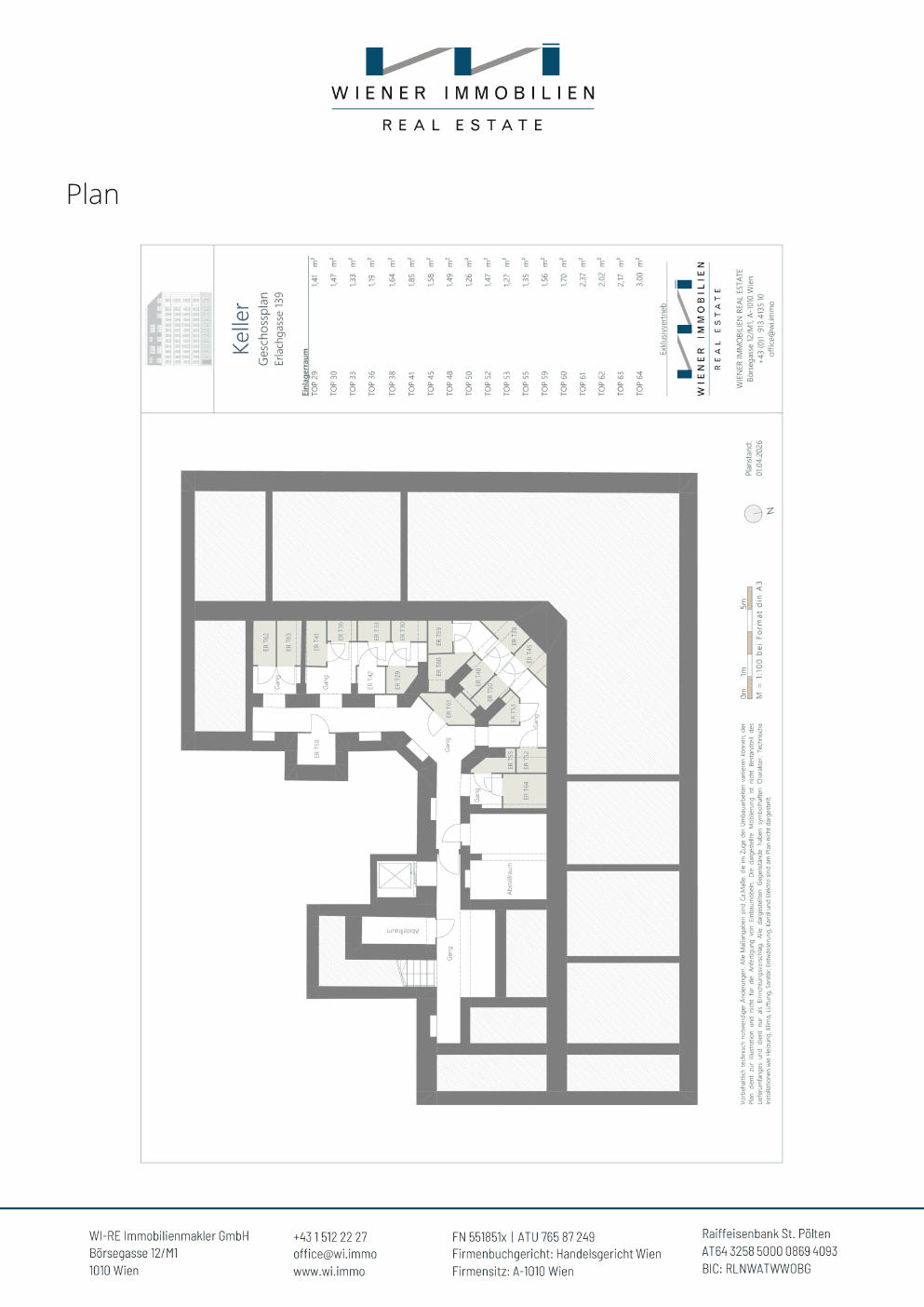 Floorplan Top 390 — Die Erle — 2 Rooms — 73.1 m² — 1st floor — Floorplan 3/3