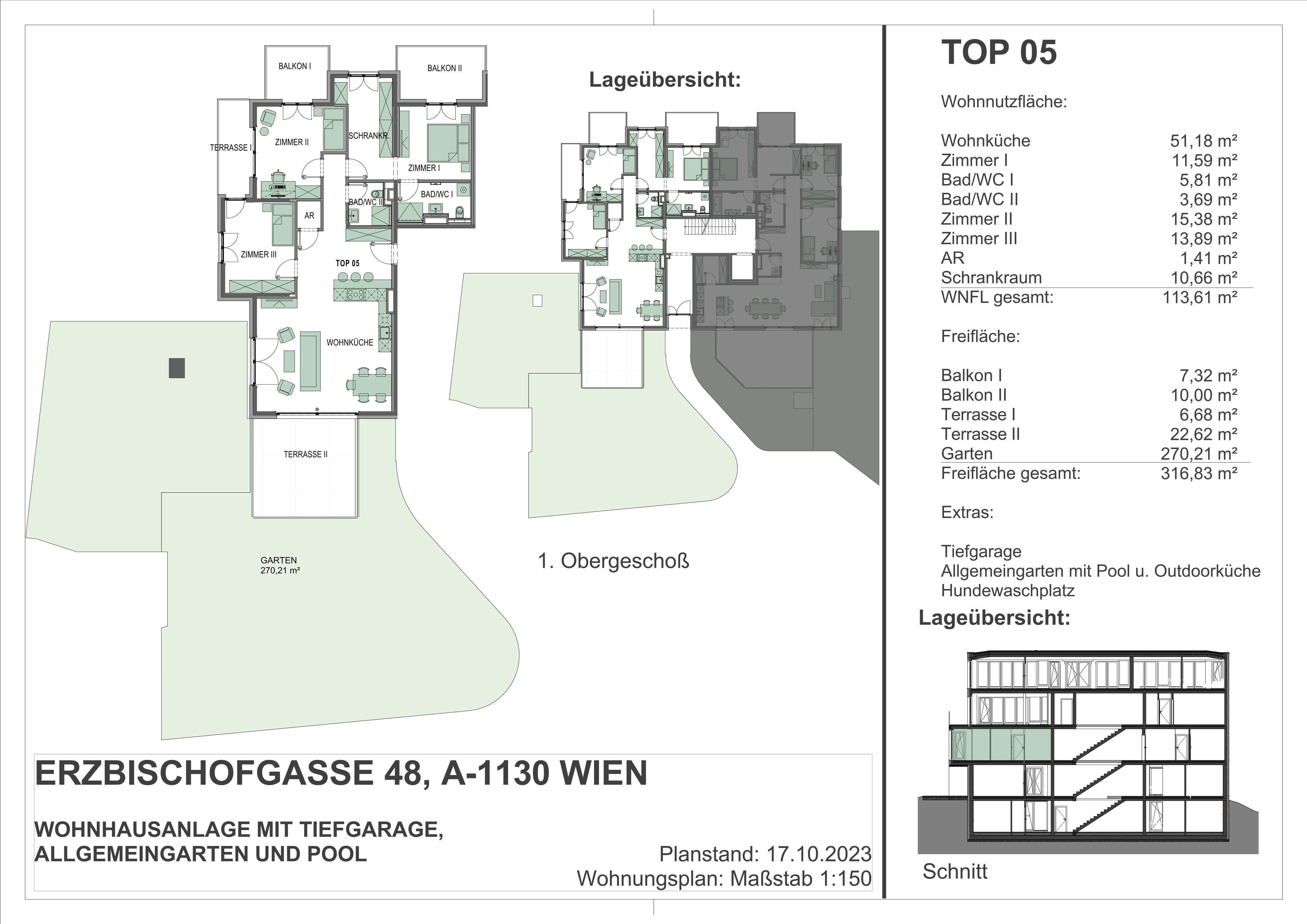 Grundriss 05 — Erzbischofgasse 48 (BeLeaf) — 5 Zimmer — 113,6 m² — 1st floor