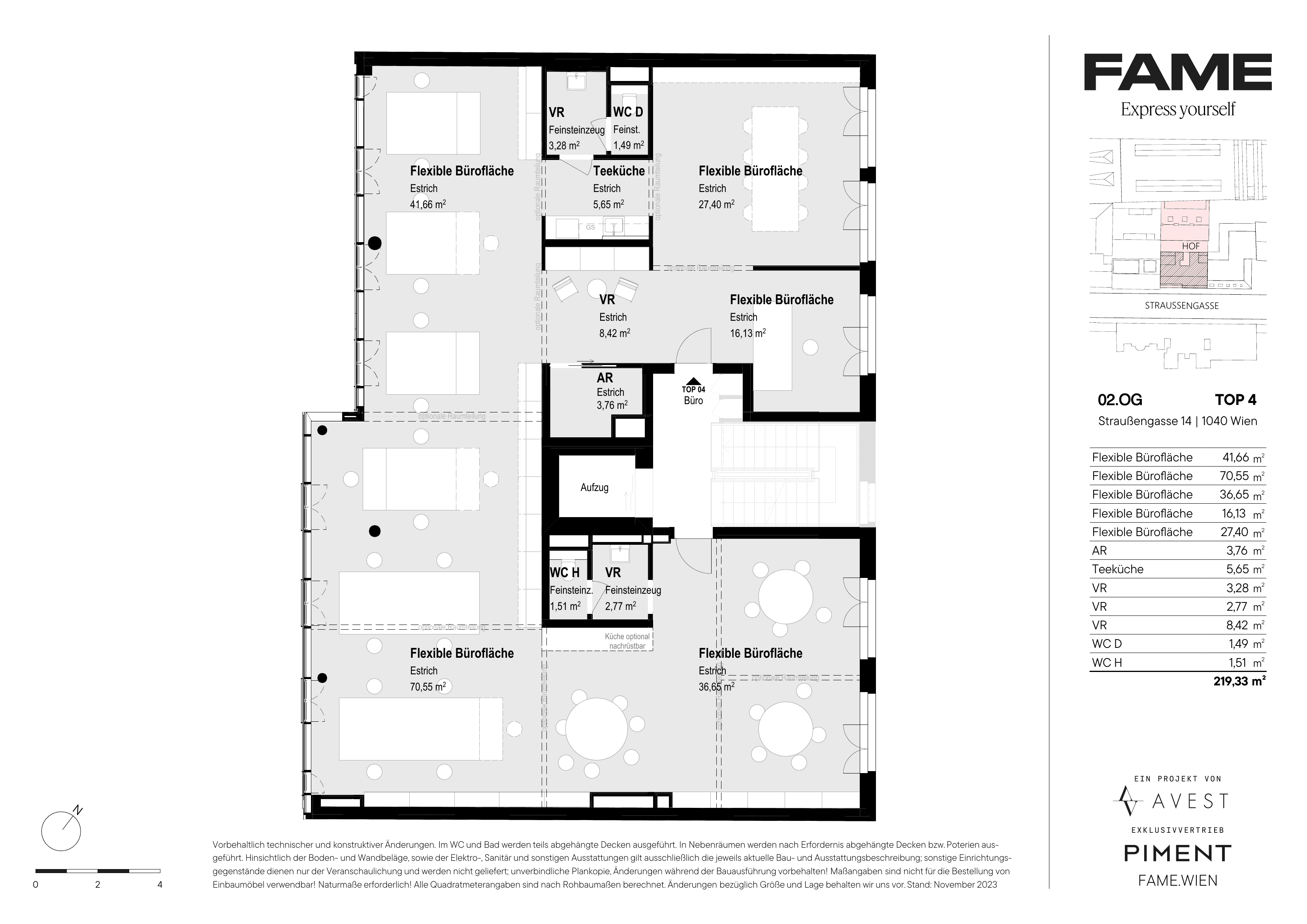 Grundriss 3 — Fame — 107,3 m² — 1st floor — Grundriss 1/3
