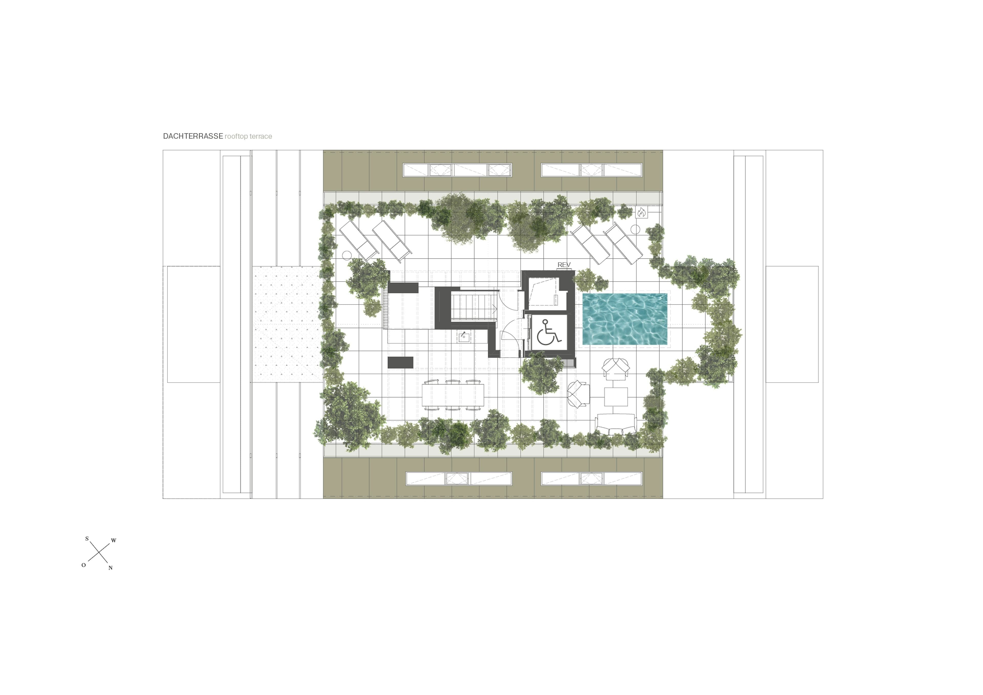 Grundriss TOP 08 — Finest — 5 Zimmer — 210,8 m² — Penthouse: Elegantes 5-Zimmer-Penthouse mit Dachterrasse und Weitblick, Crownd. Signature — Grundriss 11/11