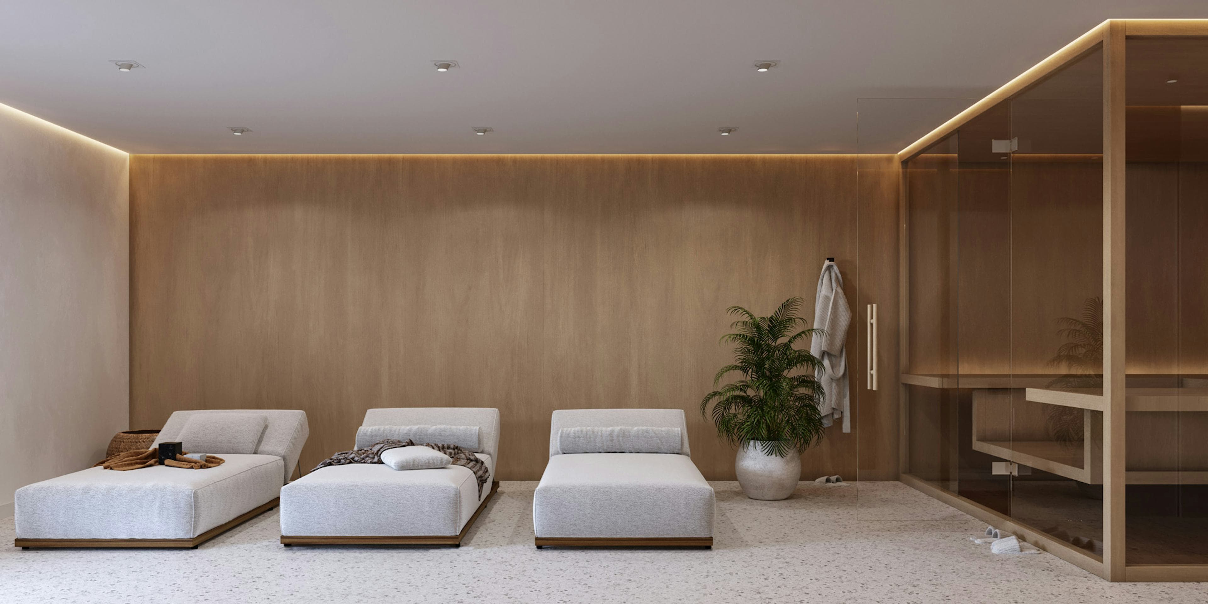 Grundriss TOP 02 — Finest — 4 Zimmer — 262,3 m² — Garden Apartment: Privater Indoor Spa-Bereich inklusive Pool im Garten, Crownd. Signature, Virtuelle Tour — Grundriss 5/9