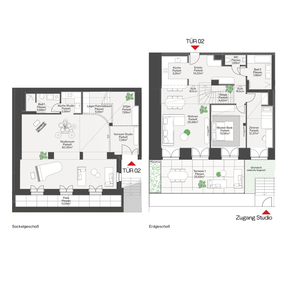 Grundriss ECHO Top 02 — Funkhaus — 3 Zimmer — 81,9 m² — 4th floor