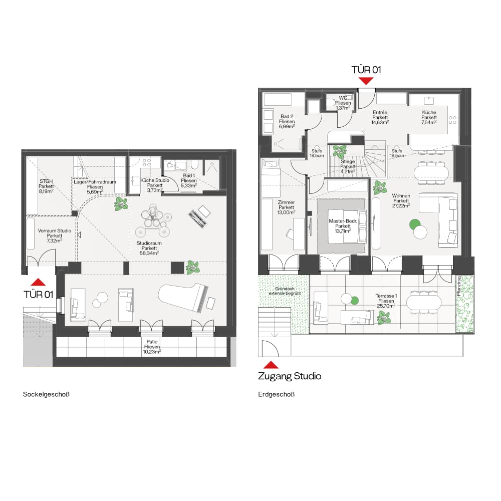 Grundriss ECHO Top 01 — Funkhaus — 3 Zimmer — 84,6 m² — 4th floor