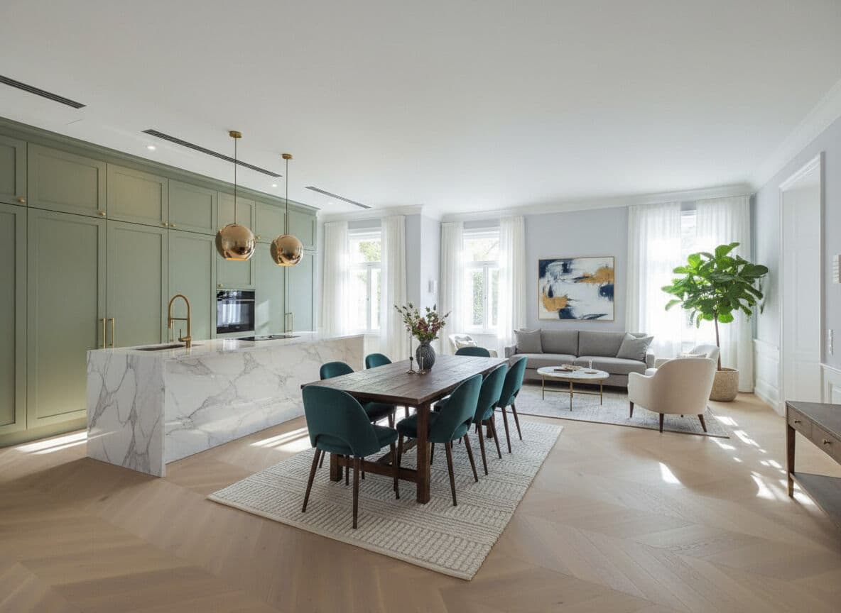 Grundriss 1/8s — Grand Park Residence — 4 Zimmer — 134,2 m² — 2nd floor — Grundriss 3/18
