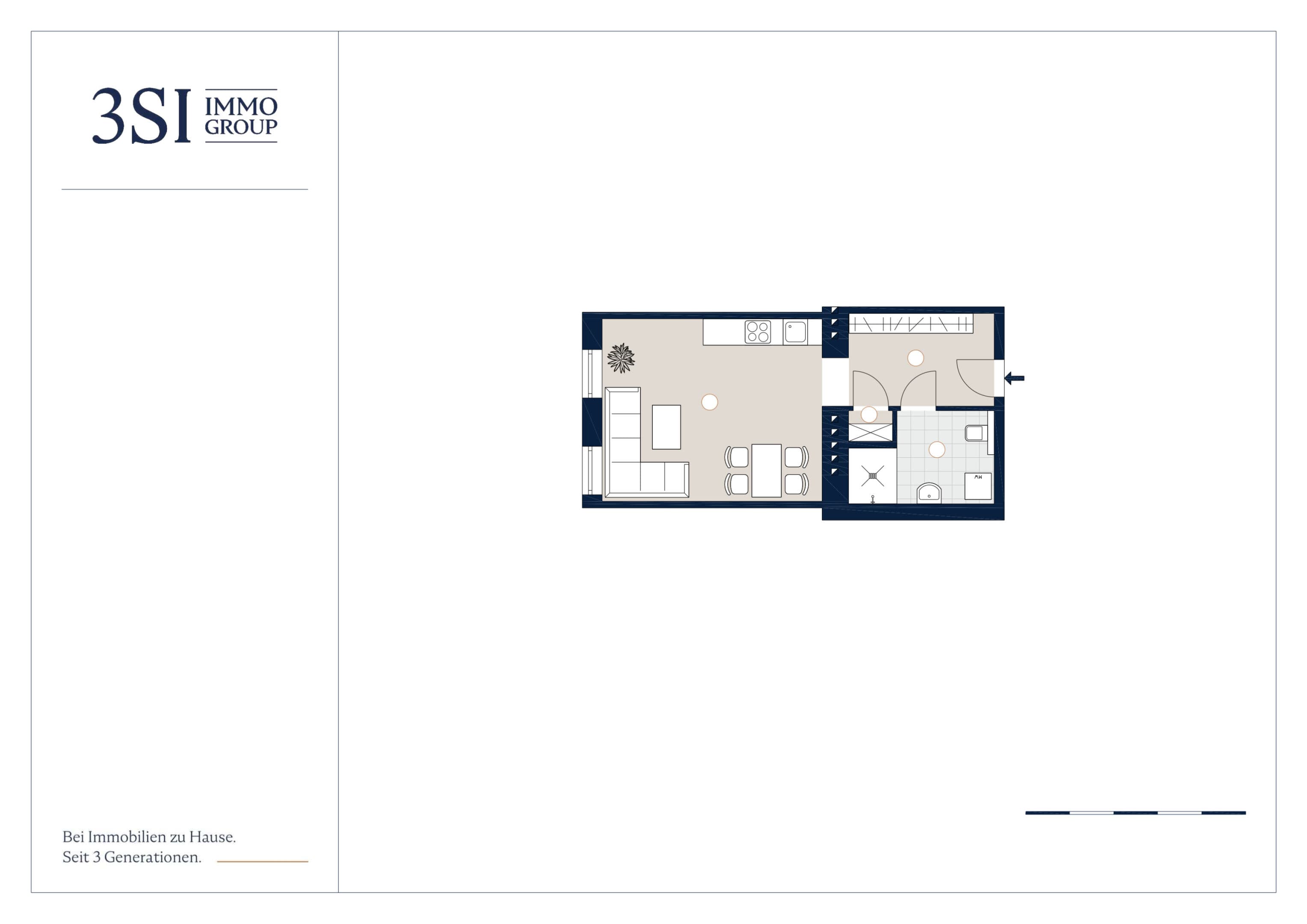 Grundriss Top 47 — Hardtmuthgasse 112 — 1 Zimmer — 34,4 m² — 4th floor