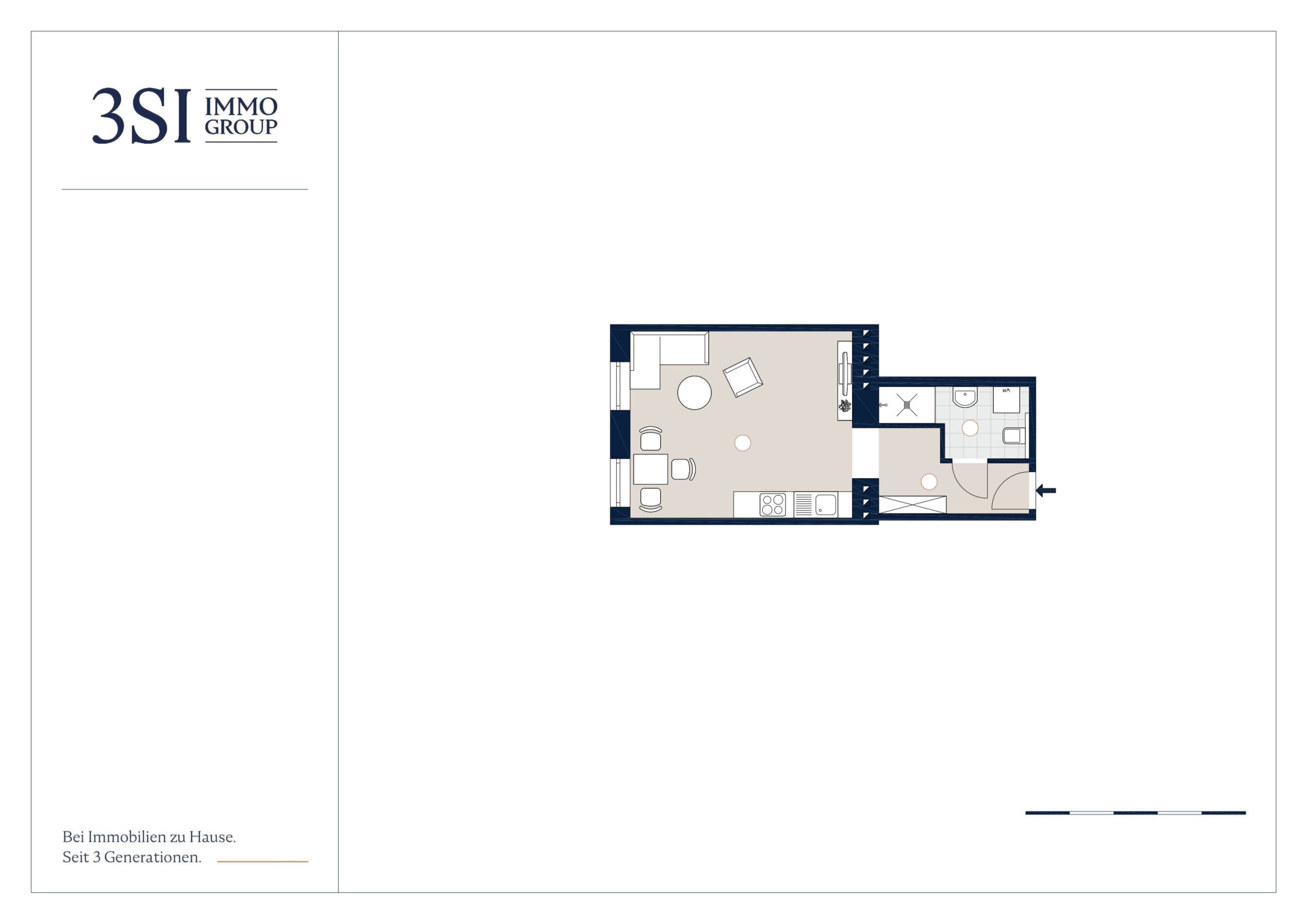 Grundriss Top 48 — Hardtmuthgasse 112 — 1 Zimmer — 29,8 m² — 4th floor