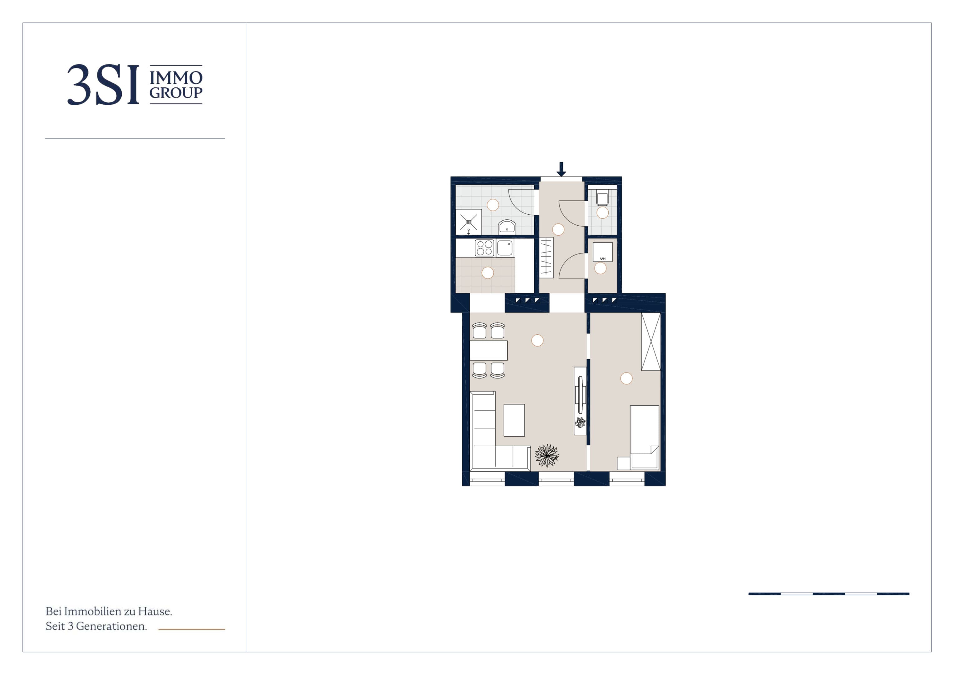 Grundriss Top 20 — Hardtmuthgasse 112 — 2 Zimmer — 44,6 m² — 2nd floor