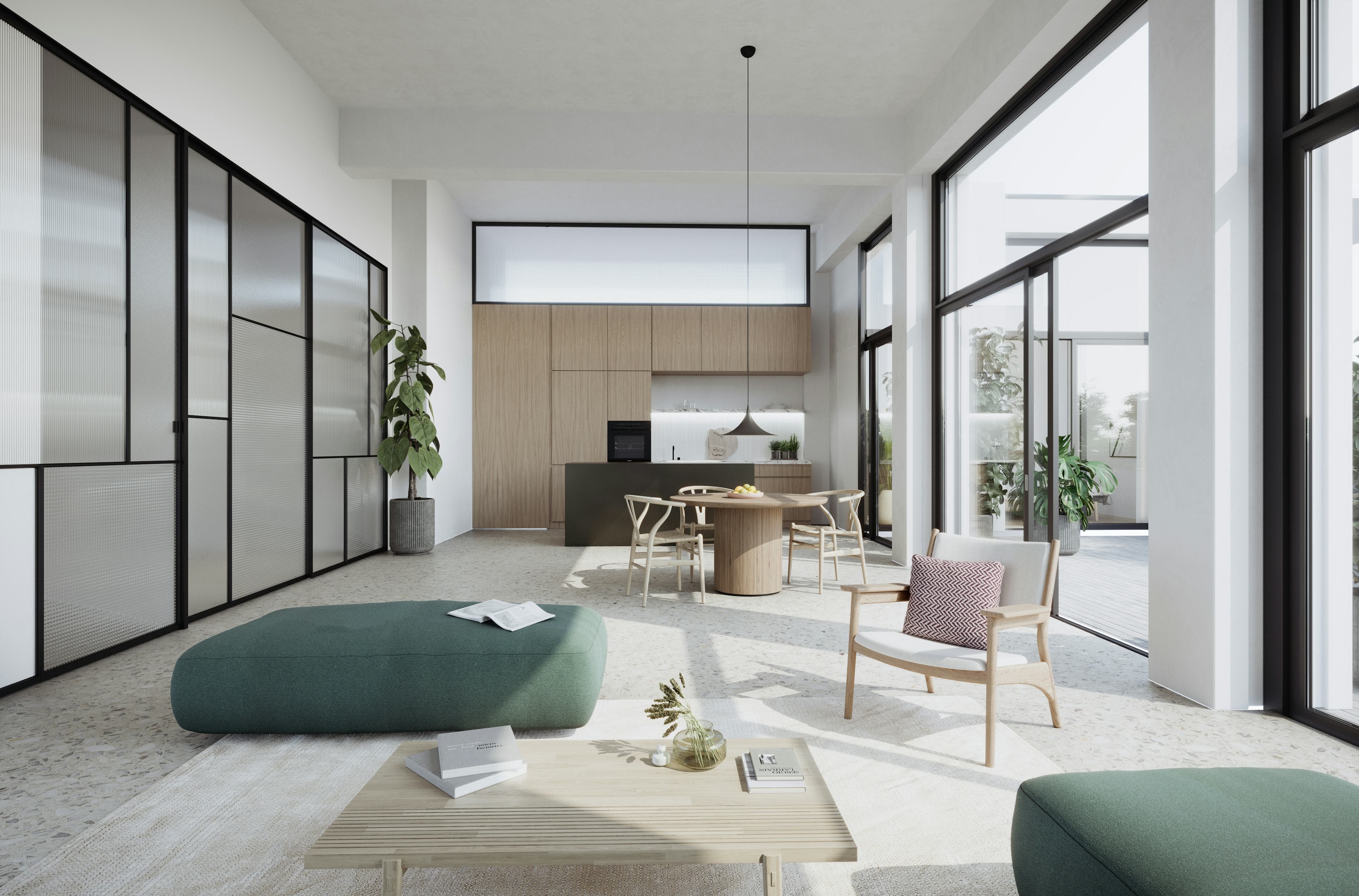 Grundriss TOP 2.1 — Hay Joe — 5 Zimmer — 166,8 m² — TOWNHOUSE: Loft im Industrial Design - 4m Raumhöhe und Freiflächen, Crownd. Signature, Virtuelle Tour — Grundriss 1/4