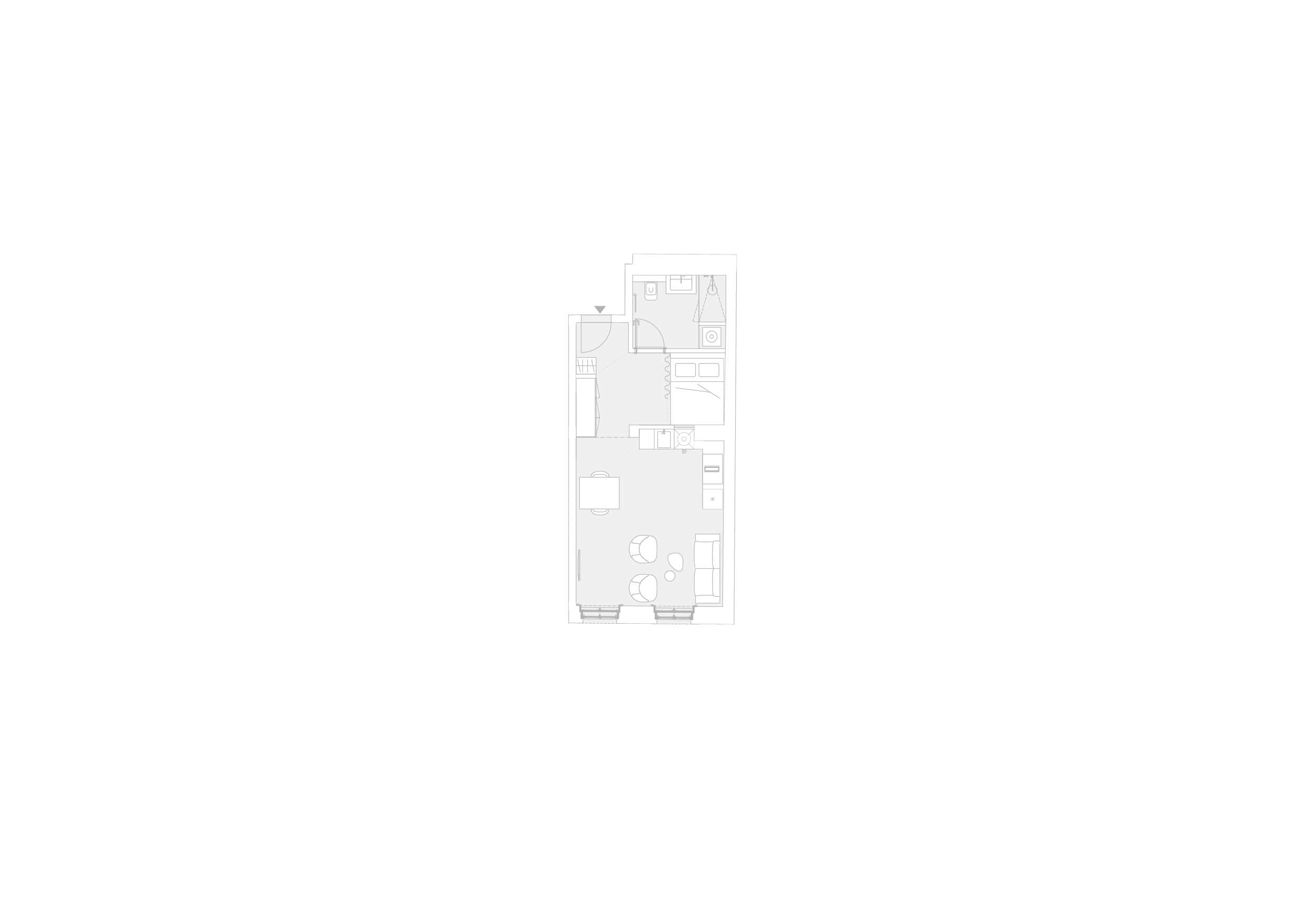 Grundriss Top 10 — Ruban — Kaiserstraße 52 — 1 Zimmer — 40,2 m² — 2nd floor