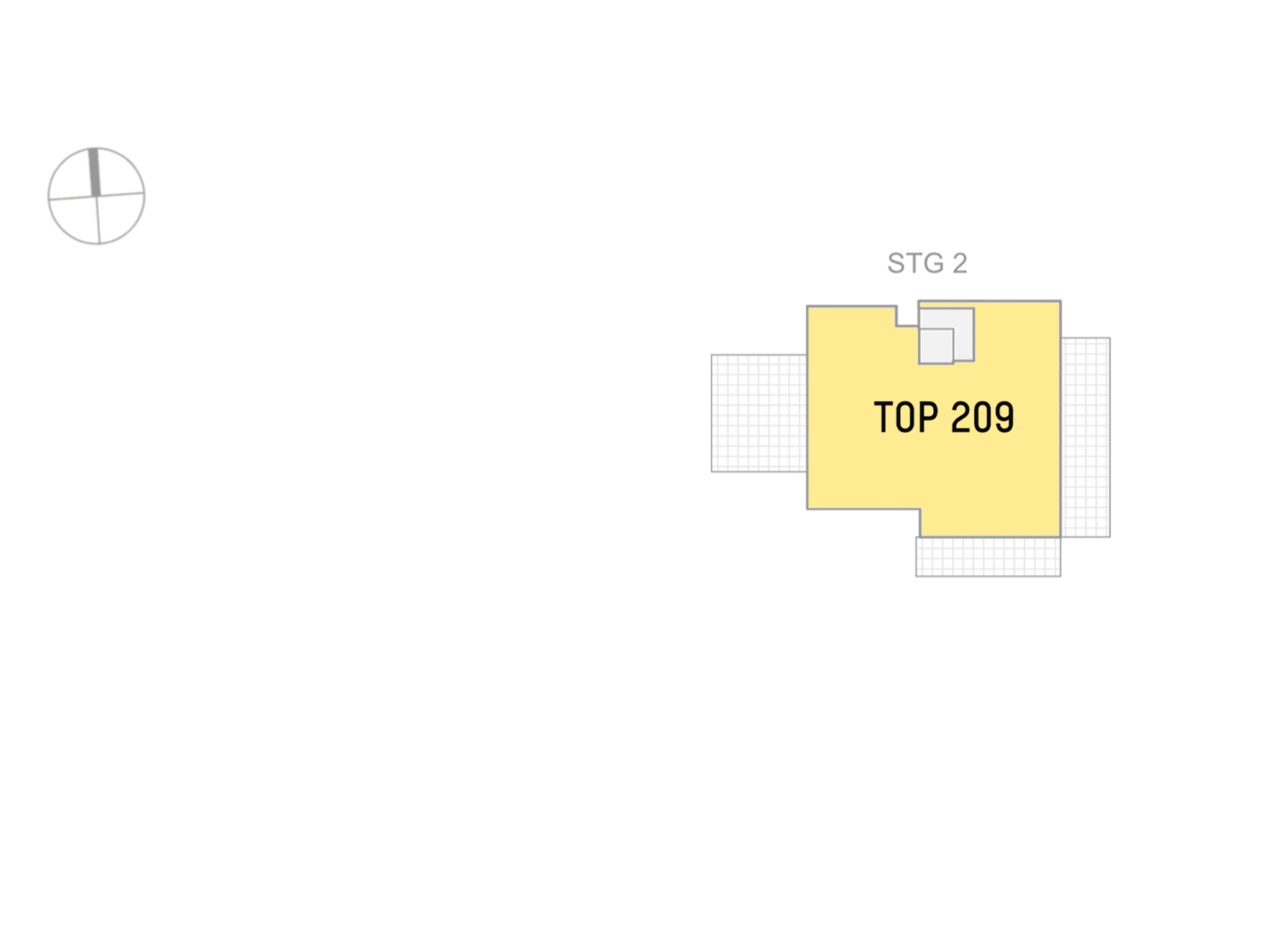 Grundriss Top 2.09 — Lobaugasse 25 — 4 Zimmer — 154,7 m² — 3rd floor — Penthouse, Panorama