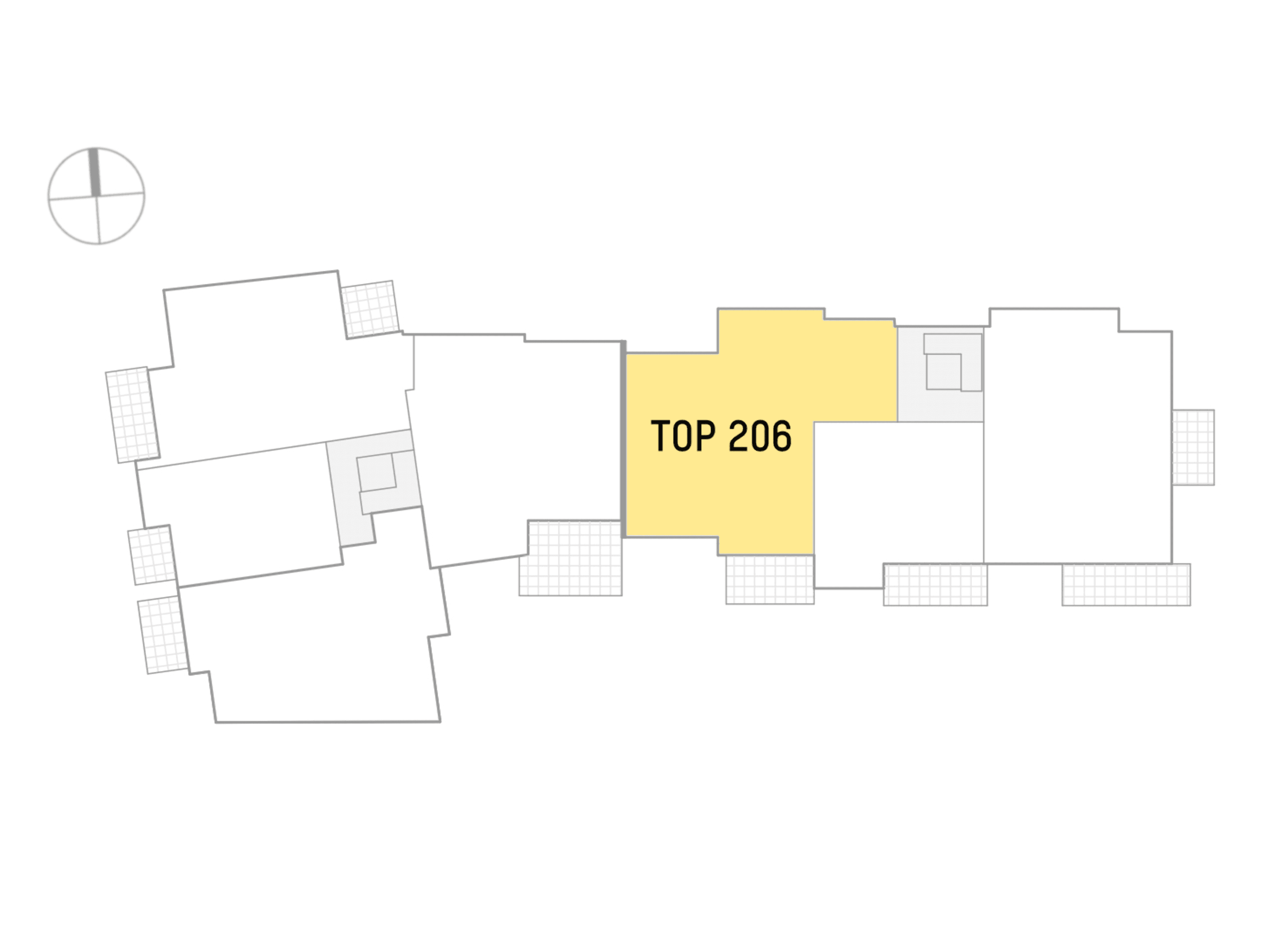 Grundriss Top 2.06 — Lobaugasse 25 — 5 Zimmer — 155,6 m² — 1st floor — Garten, Lobau