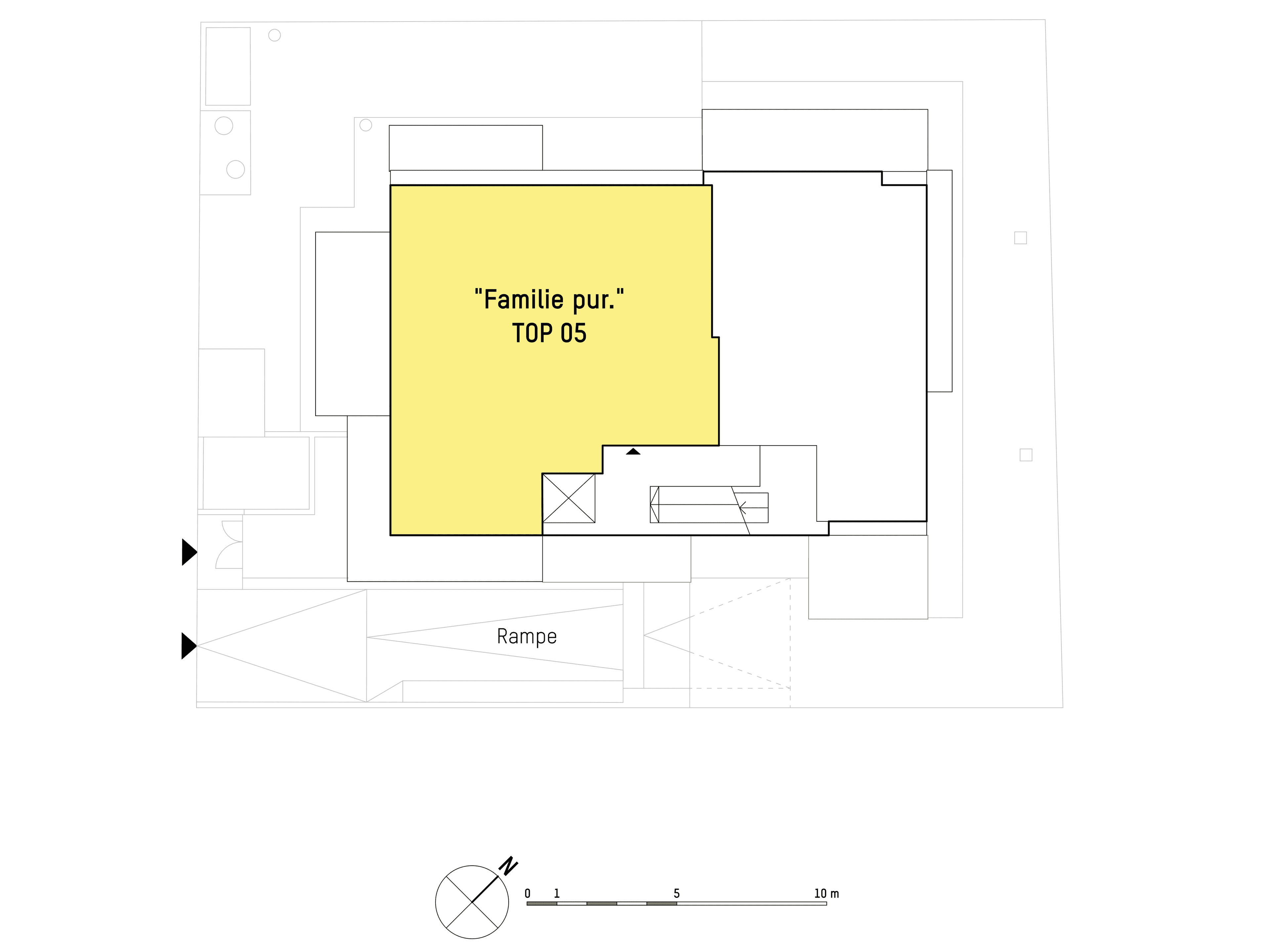 Grundriss TOP 5 — Loimerweg 21 — 4 Zimmer — 93,5 m² — 1st attic floor — Grundriss 2/2