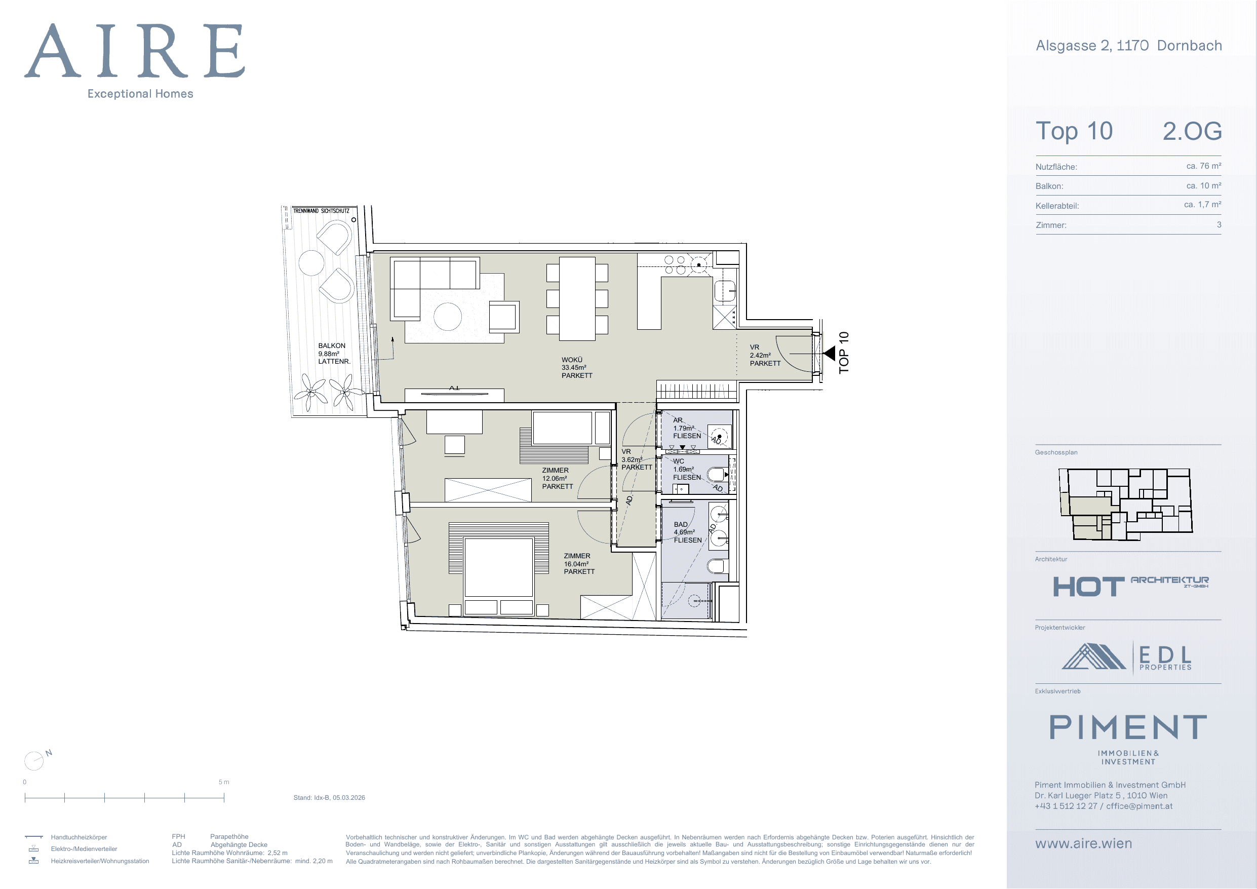 Floorplan Top 10 — Aire — 3 Rooms — 76 m² — 2. OG