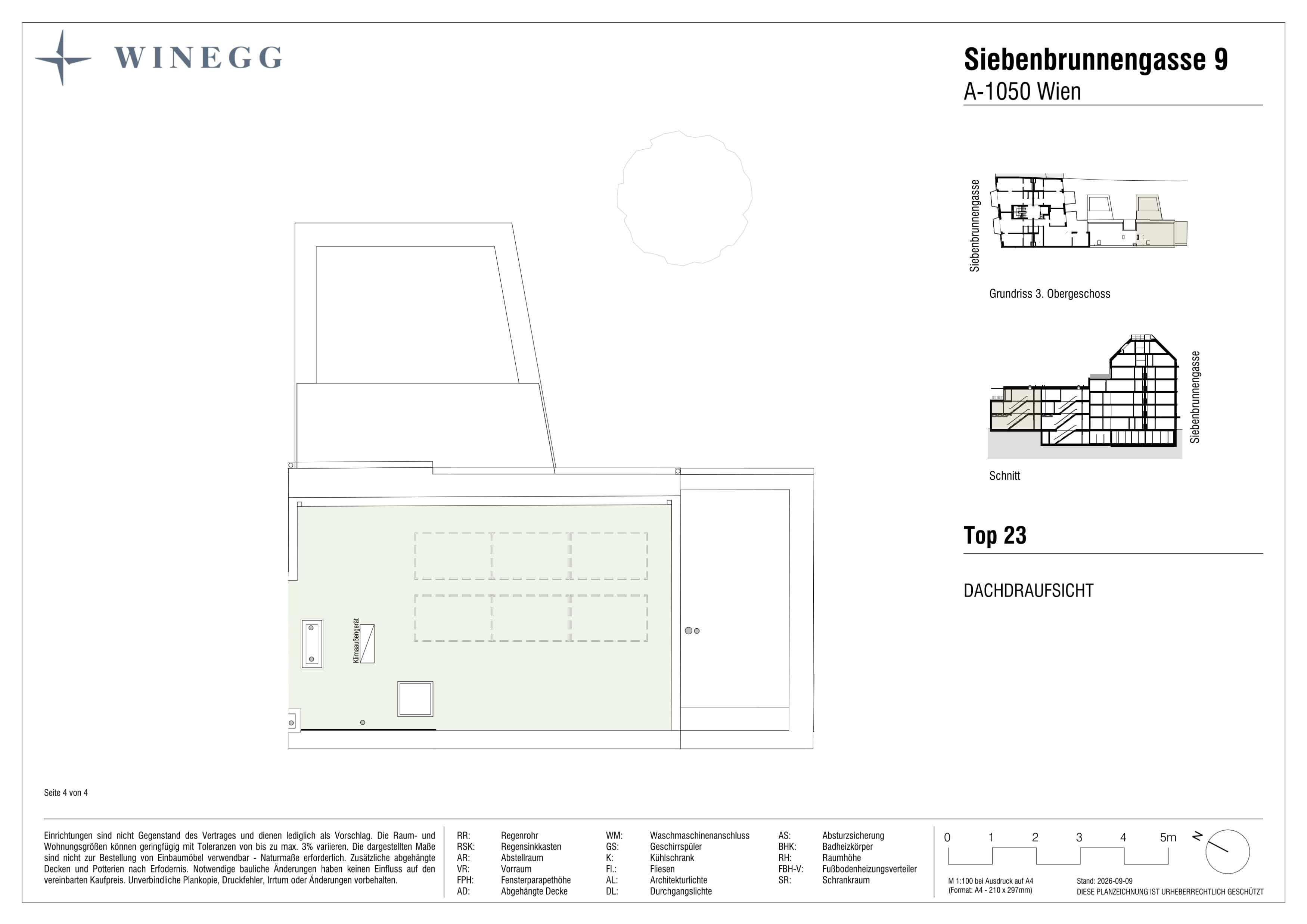 Grundriss Top 23 — Margaret — 4 Zimmer — 158,5 m² — EG — Grundriss 4/4