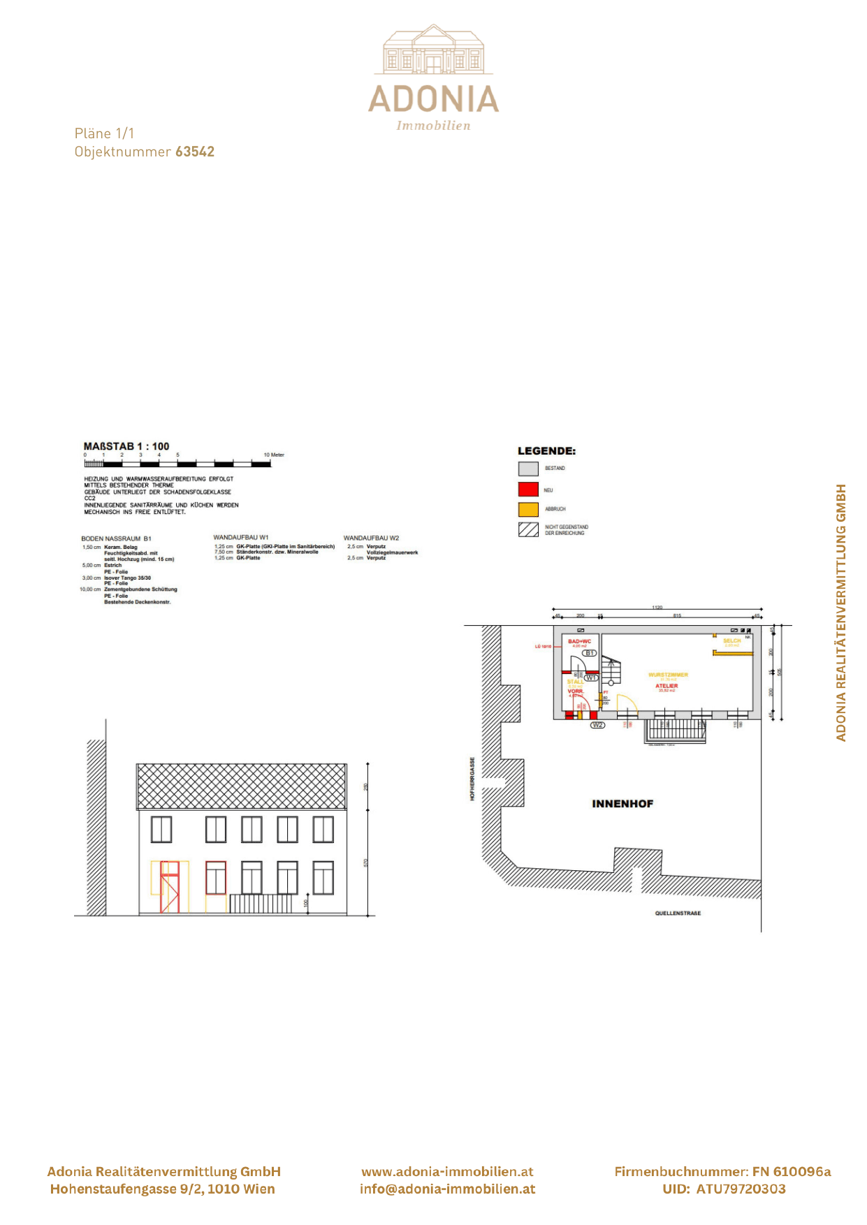 Floorplan Top j-63542 — Quellenstraße 16–18 — 2 Rooms — 82.1 m²
