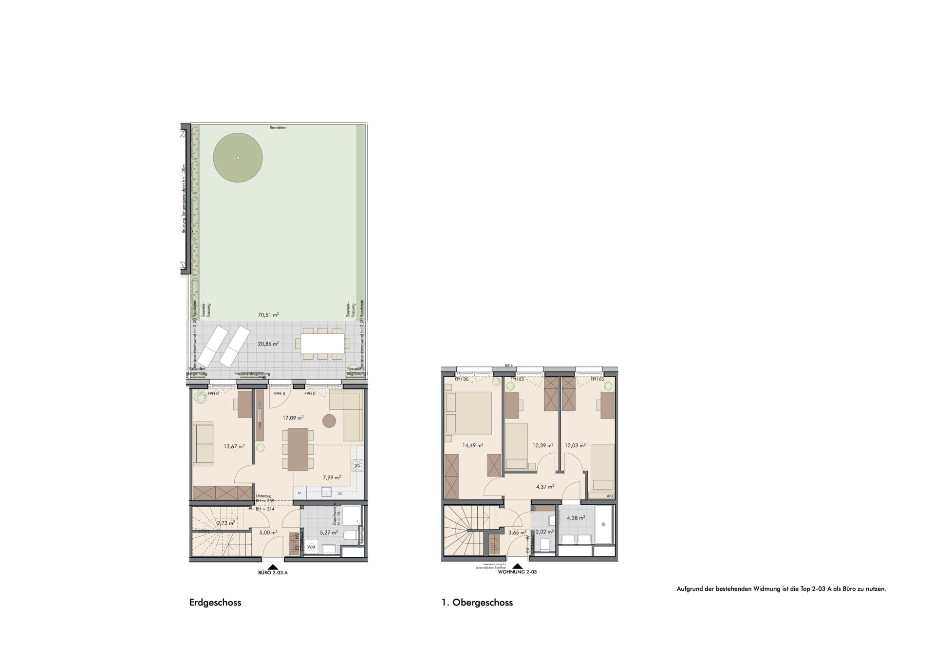 Grundriss 2-03 — Roomeo — 5 Zimmer — 103,1 m² — Ground floor