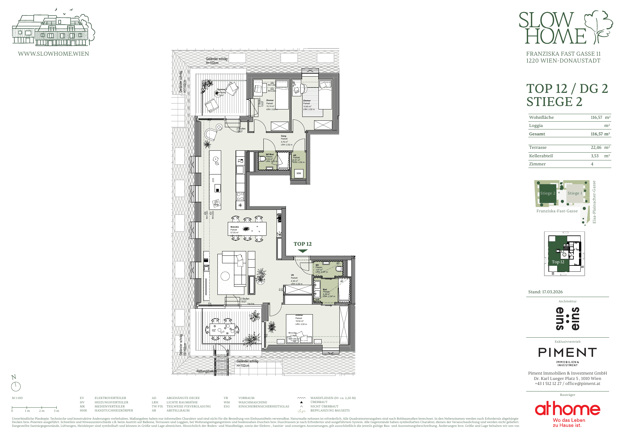 Grundriss Top 2.12 — Slow Home — 4 Zimmer — 116,6 m² — 2nd attic floor