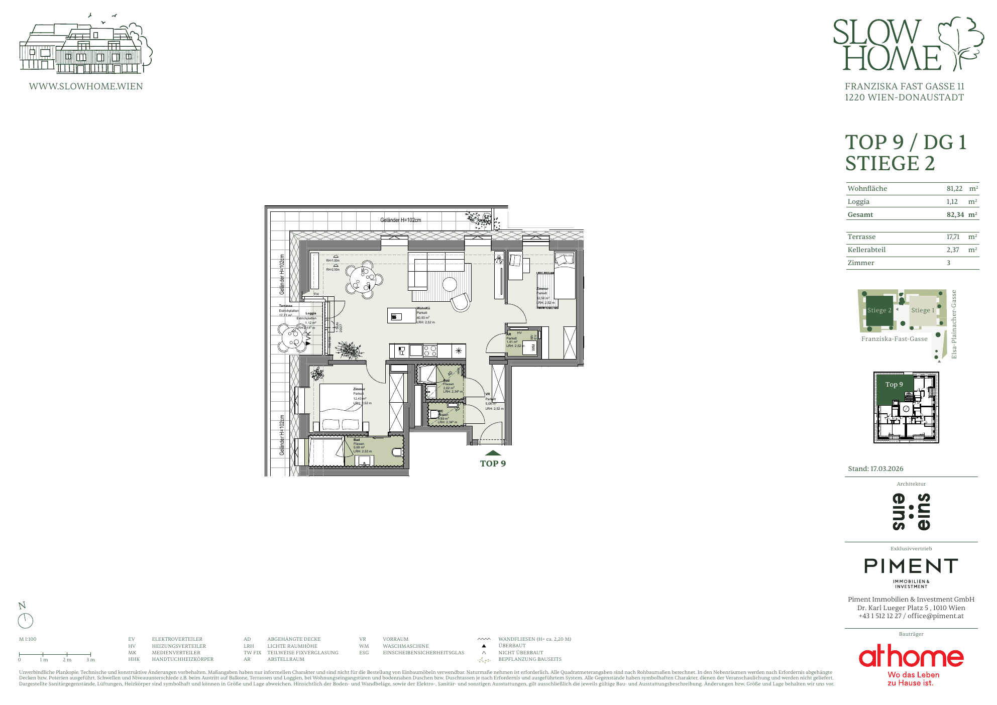 Grundriss Top 2.9 — Slow Home — 3 Zimmer — 81,2 m² — 1st attic floor