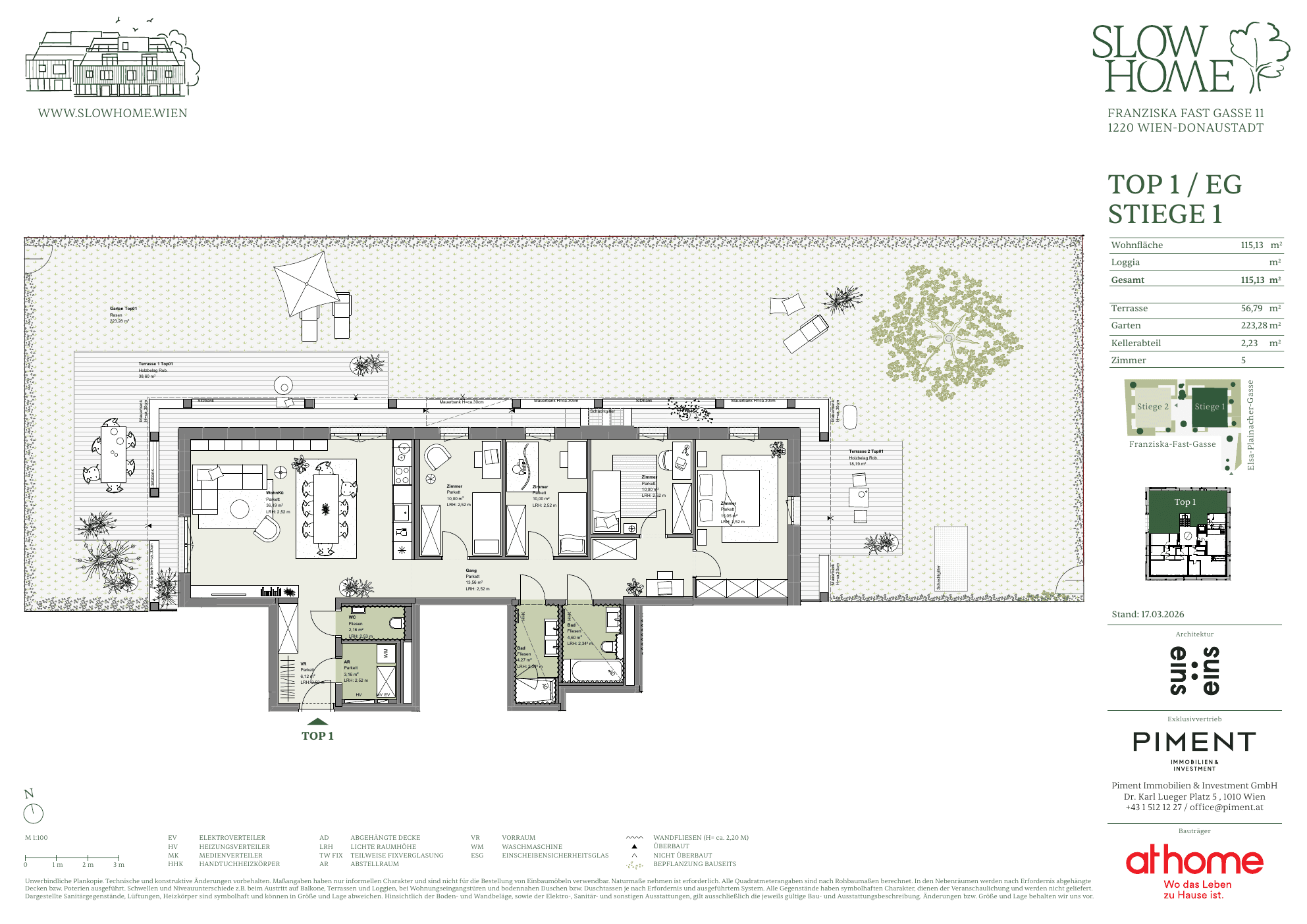 Grundriss Top 1.1 — Slow Home — 5 Zimmer — 115,1 m² — Ground floor
