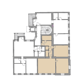 Grundriss Top 10 — Sternwartestraße 3 — 3 Zimmer — 108 m² — 2nd floor — Grundriss 2/2