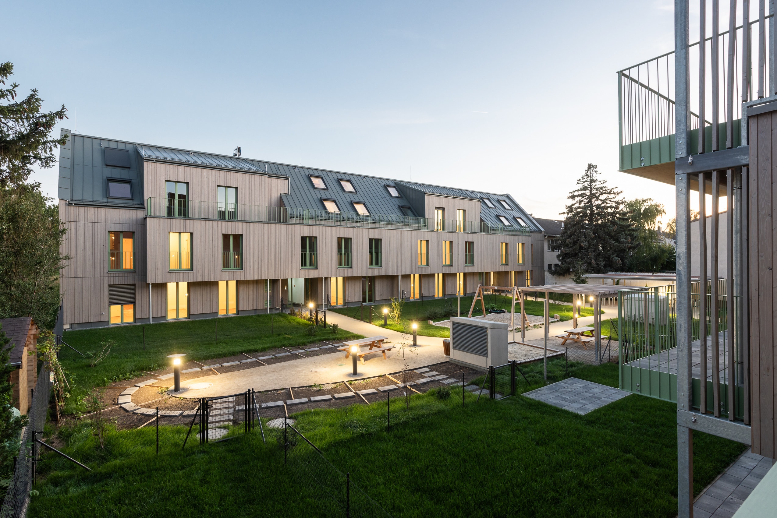 Dorf Stadt Oase