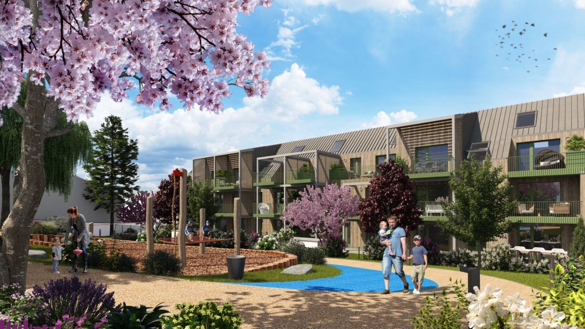 Dorf Stadt Oase