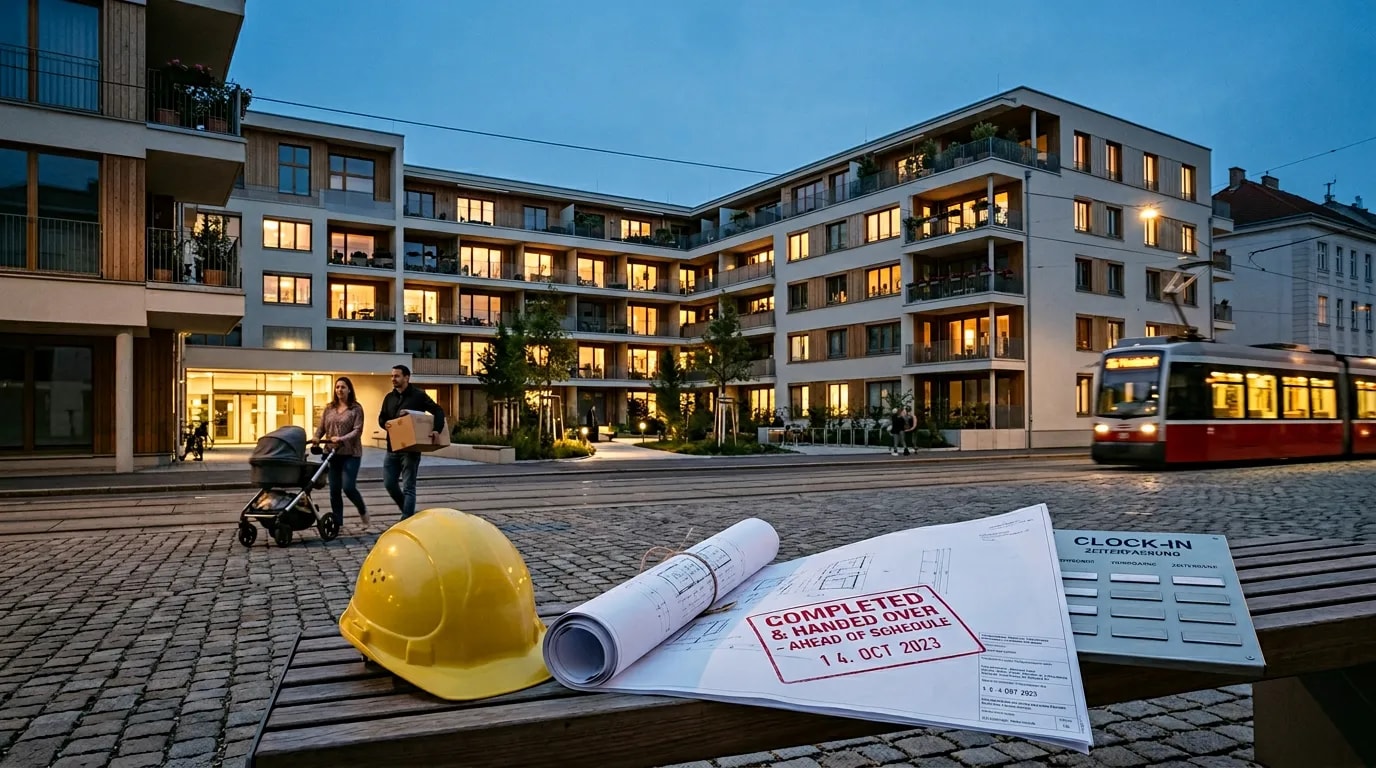 IFA stellt gefördertes Wohnbauprojekt in Wien-Floridsdorf vorzeitig fertig