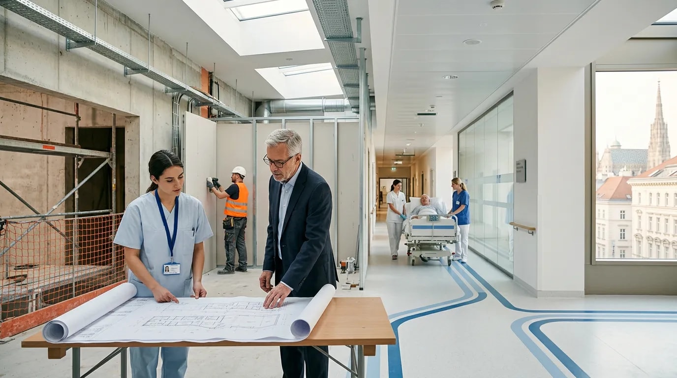 NEOS Wien fordern Effizienzsteigerung durch Neubauprojekte im Gesundheitswesen